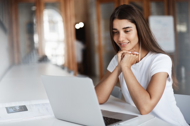 Student Using Internet Service